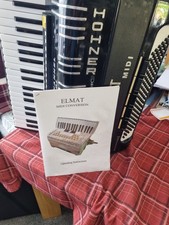 ELMAT MIDI 120 BASS ACCORDION REEDLEESS LIGHTWEIGHT ( NOT WORKING )