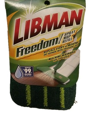 New Libman Freedom Spray Mop Wet Microfiber Pad Refill 1 pk  04003