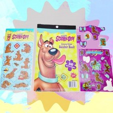 VTG SCOOBY DOO Hanna Barbera Sticker Lot New Used Variety Cartoon Network