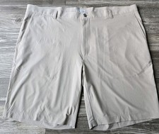 PETER MILLAR CROWN CRAFTED Mens Performance Sz 44 Khaki Stretch 10" Shorts