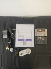 Original Super Nintendo Bundle 2 Games One Controller Test Read