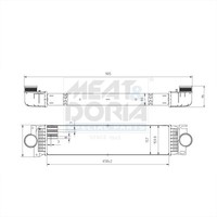 Meat & Doria LadeluftküHler KüHler Ladeluft LLK Passend FüR Ford S-Max Galaxy