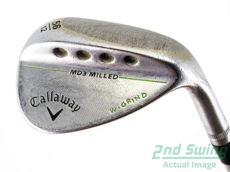 Callaway MD3 Milled Chrome W-Grind 56° Sand Wedge Steel Stiff Right 35in