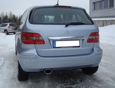 FOX Sportauspuff Mercedes B-Klasse W245, Bj. 2005-2011, Endrohr 140x90mm oval