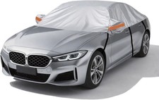 Half Car Cover for Sedan, Sunroof  Windshield Cover for Ice Sedan Universal