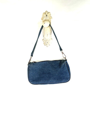 Zara Denim Pochette Shoulder Bag Y2k
