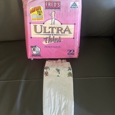 Pack Of 22 Vintage Extra Large Muppets Vintage Plastic Diapers(LAST PACK!)