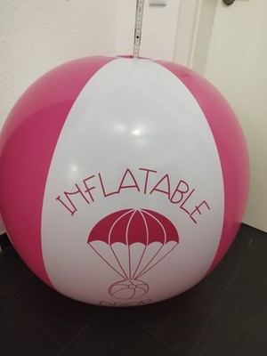 Wasserball Strandball Beachball aufblasbar INFLATABLE DROP  48''/ 122cm/ 77cm SPH