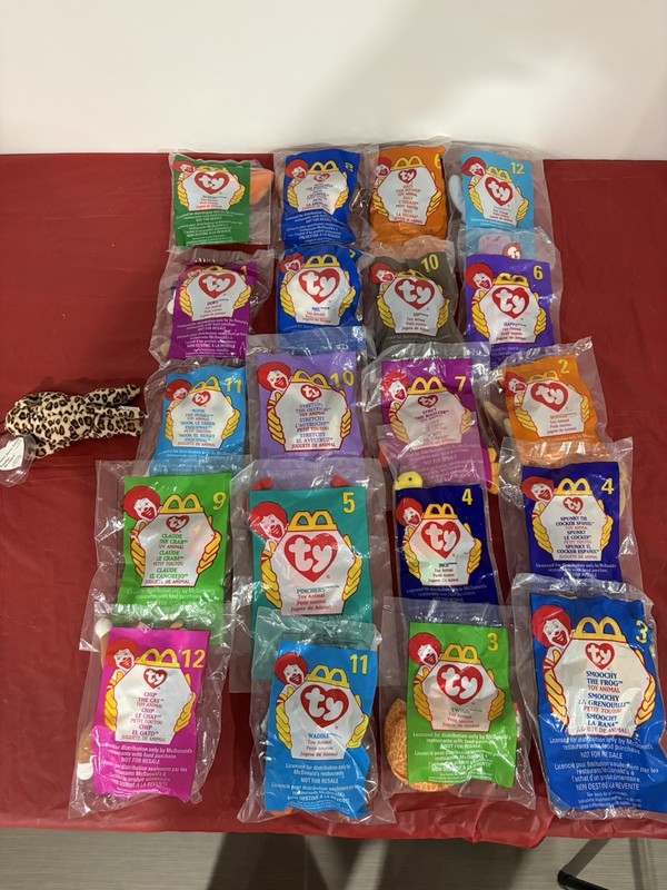 Ty Teenie Beanies McDonald's Lot 1999 Plush Toys Ages 3-7 Years 3-4 4-7