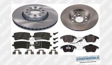 FEBI BILSTEIN Bremsenkomplettsatz Vorne + Hinten für AUDI VW