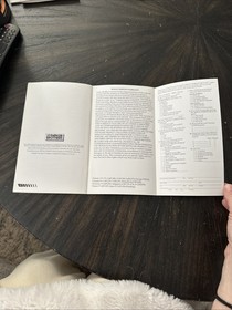 Sega CD Manual Only Trivial Pursuit W/Reg Card