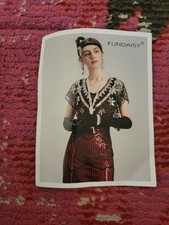 Girls XL NWOT blue sequins and fringe 1920s flapper Halloween costume w/ jewelry