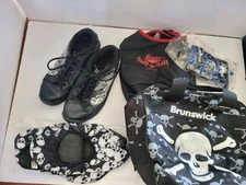 Brunswick Bowling Bag,Dexter Shoes 6m Ball Cleaner ,wrist Brace,shoe Covers 