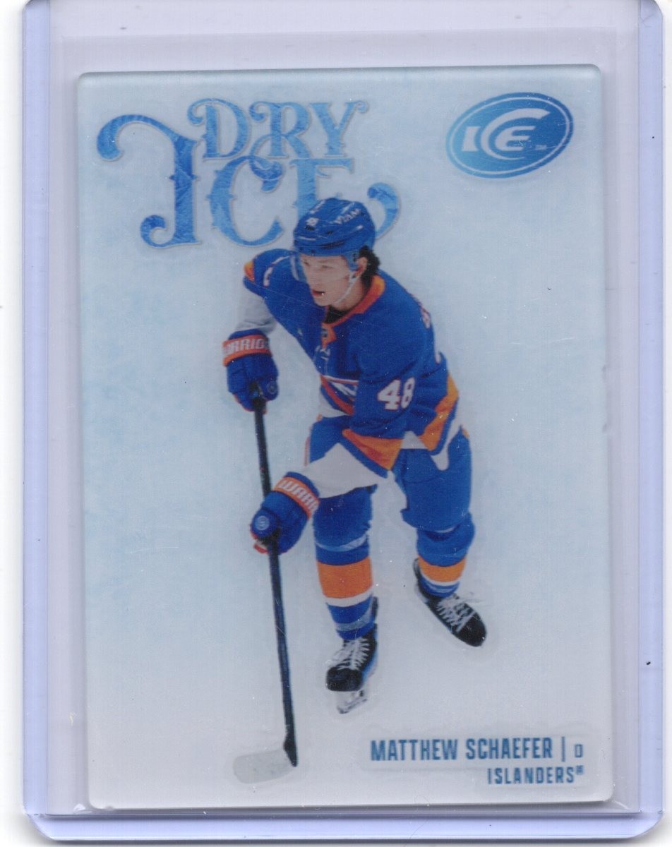 2025-26 Upper Deck Ice Matthew Schaefer Dry Ice
