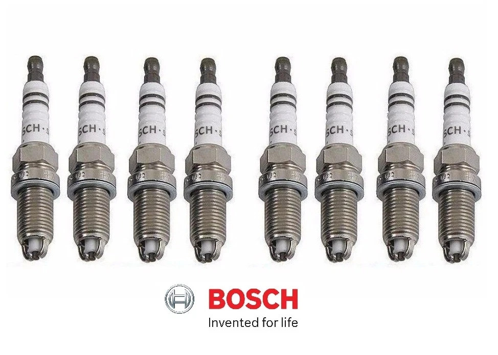 For BMW E36 E38 OEM Bosch Super Plus Yttrium Spark Plug Set of 8 #7402