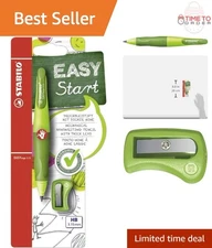 Ergonomic Mechanical Pencil Light Green Dark Green Right-Handed Writing Tool
