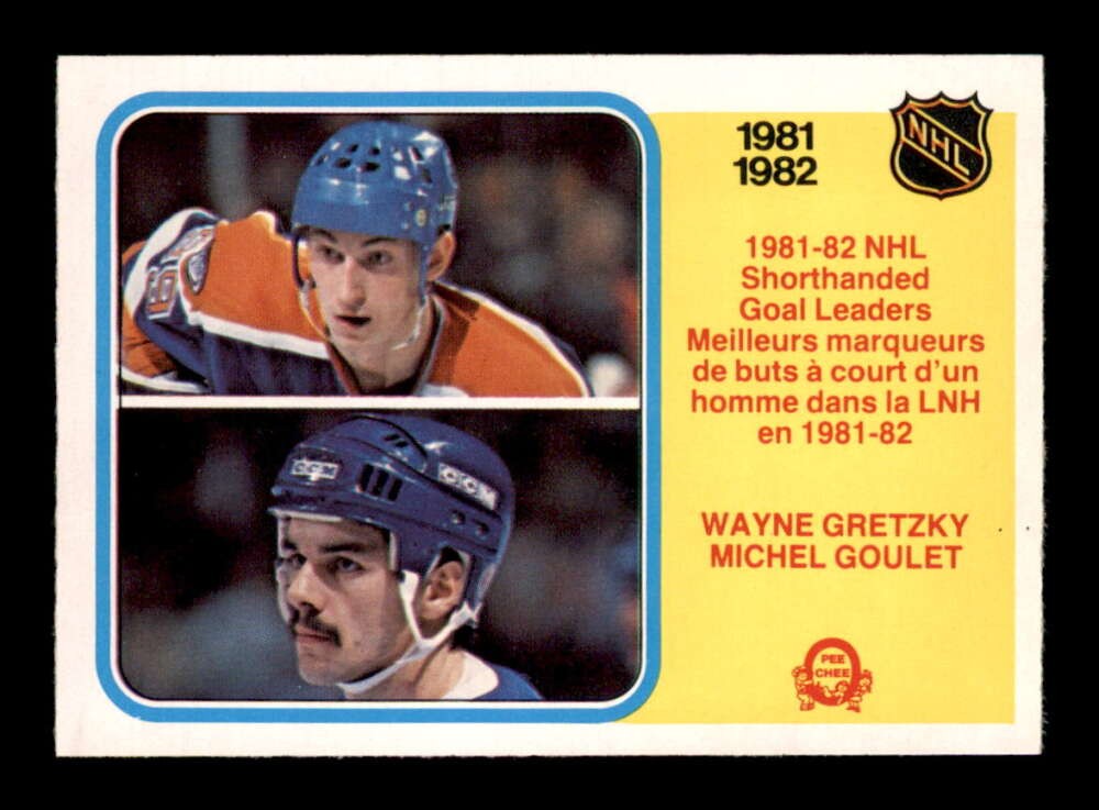 1982 O-Pee-Chee #237 Wayne Gretzky/Michel Goulet LL NM+ X3463011