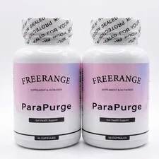 2 Pack ParaPurge Gut Cleanse Capsules Gut and Colon Immune Support Non-GMO 120ct
