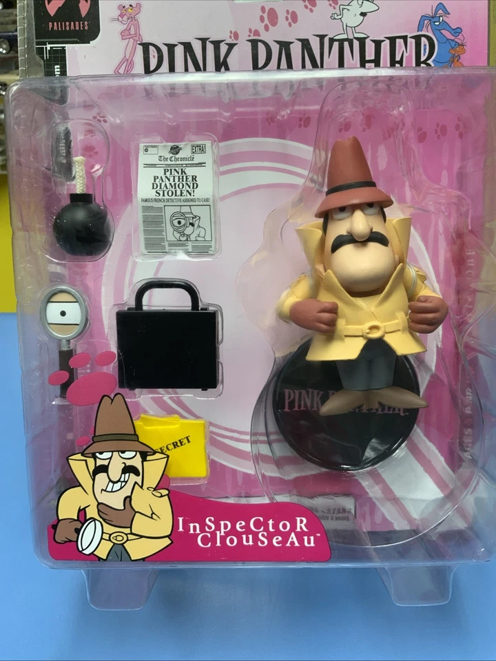 Juguete Palisades VHTF Inspector Clouseau La Pantera Rosa Serie 1 Lanzado 2004 Foto 2 de 4