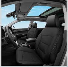 Giant Panda Full Set Car Seat Covers Fit Hyundai Tucson 2019 2020 2021 Black