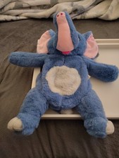 Blue Elephant Plush Backpack