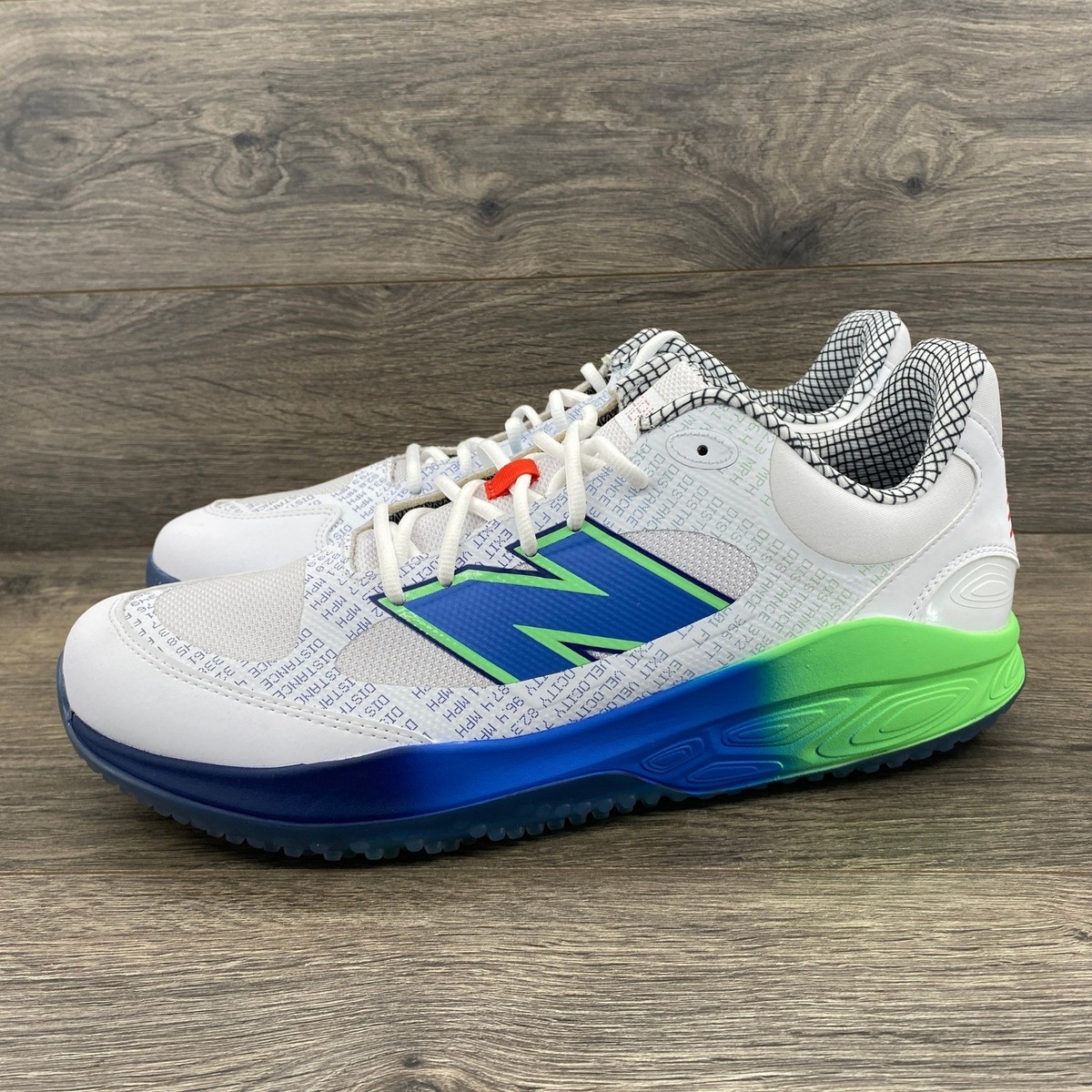 New Balance Fresh Foam 3000 v7 Baseball Turf Shoes White Blue