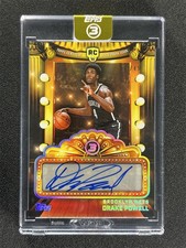 2025-26 Topps Three 3 Drake Powell Next Feature Signatures Auto RC Rookie /49