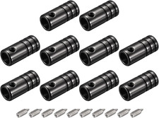 Uxcell Metal Shoelace Tips, Screws Shoelaces Tip Metal Cord End Replacement for