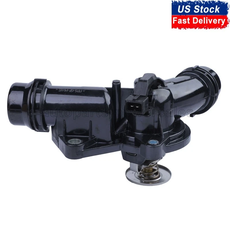 Carcasa termostato con junta para BMW E46 323i 325i 328i 330i 525i 528i X3 X5 Z3 Foto 2 de 4