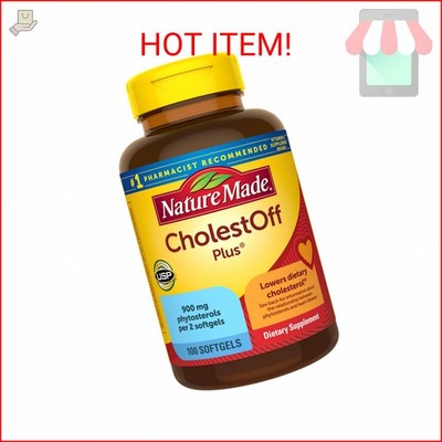 Nature Made CholestOff Plus, Dietary Supplement for Heart Health Support, 100 So