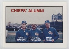 1988 Kodak Peoria Chiefs Greg Maddux Rafael Palmeiro Mark Grace HOF n8a