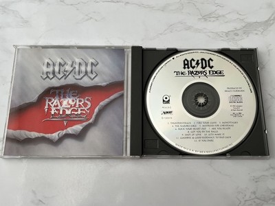 AC/DC The Razors Edge CD EARLY PRESS! 1990 Atco 7 91413-2 Brian Johnson OOP!