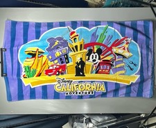 Disney California Adventure Beach Towel Mickey Mouse Disney Parks