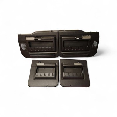 Black 08-16 Front Rear Door Panels Full Set Crew Cab Ford F250 F350 Lariat 2013