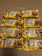 (8)Fit Crunch Loaded Cookie Peanut Butter Blast Protein Bars 2.89 oz BB 11/25