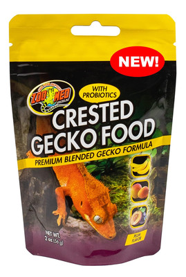 Zoo Med Crested Gecko Food 2 oz Pack High Quality Diet for Breeding Geckos