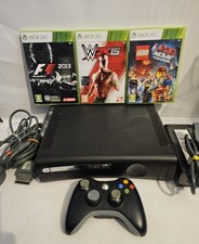 Microsoft Xbox 360 120GB Console Genuine Controller Power Supply Three Games