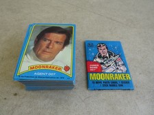 1979 James Bond Moonraker 1-99 Complete Base Card Set + Wrapper