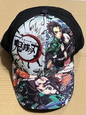 Demon Slayer Snapback Hat full art bill 