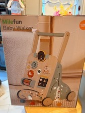 Milefun Baby Walker Age 12 Months New in Box Will have to assemble 