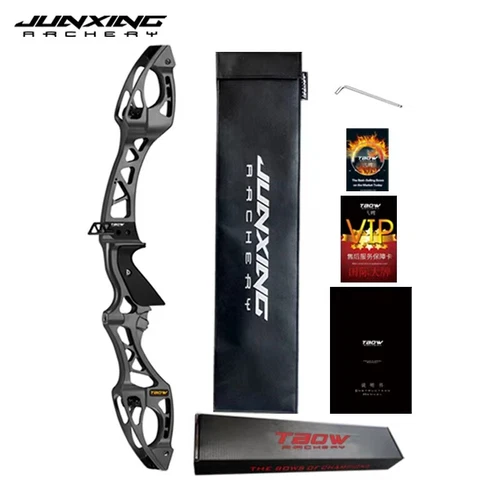 Elevador de arco recurvo 20-40 lb 25" interfaz F extremidades derribo tiro con arco deportes caza - Imagen 13 de 17