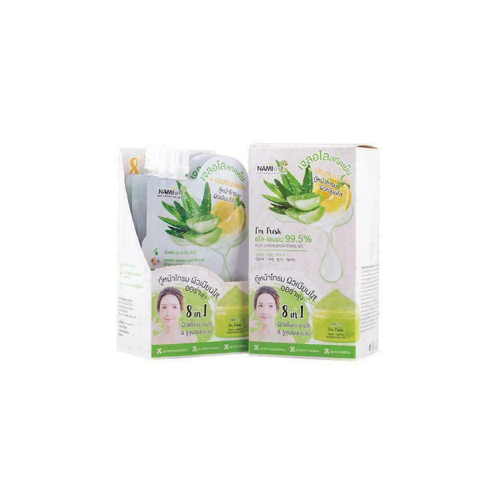 6 x Nami Im Fresh Aloe Lemon Gel 30g Soothing Moisturizer Skin