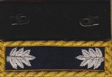 Civil War Staff Lieutenant Colonel Shoulder Boards Dark Blue Straps