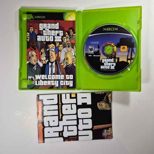 Grand Theft Auto III GTA 3 (Microsoft Xbox, 2003) Completo con Mapa Probado en Caja Original - Imagen 3 de 11