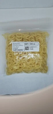 ORTHODENTALUSA CORP Extraoral ORTHODONTIC ELASTICS 1/2 HEAVY 16 oz PACK X 1,000 item 811-128
