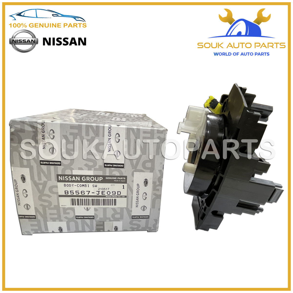 B5567-JE09D Genuine Nissan BODY-COMBINATION SWITCH B5567JE09D OEM