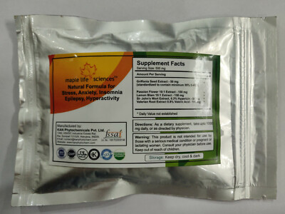 5-HTP Passion Flower Lemon Balm St. John's Wort Valerian: Pure & High Quality