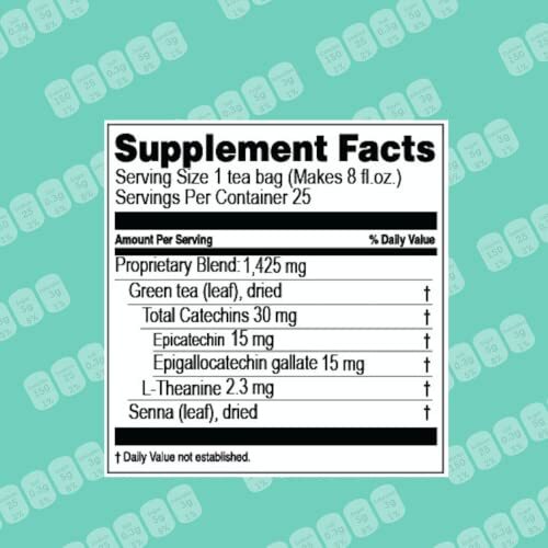 Hyleys Slim Tea 5 Flavor Assortment - Weight Loss Herbal Supplement Cleanse a...