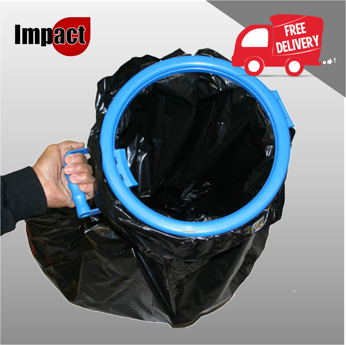 Litter Picking Hoop plastic refuse sack holder handy hoop eBay