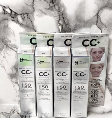 IT Cosmetics Your Skin But Better CC+ Cream Concealer SPF50, verschiedene Farbtöne